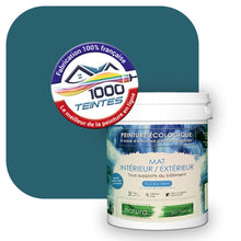 Charger l'image dans la galerie, Peinture écologique Natura Tassili® Les Bleus (L'Atelier by Edicolor 163E/163-E/163E1) Intérieur/Extérieur MAT