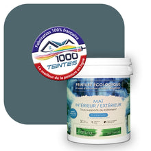 Charger l'image dans la galerie, Peinture écologique Natura Tassili® Les Bleus (L'Atelier by Edicolor 166E/166-E/166E1) Intérieur/Extérieur MAT