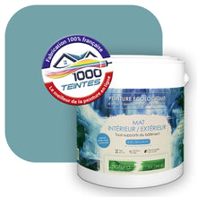 Charger l'image dans la galerie, Peinture écologique Natura Tassili® Les Bleus (L'Atelier by Edicolor 167C/167-C/167C1) Intérieur/Extérieur MAT