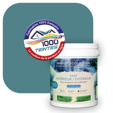 Charger l'image dans la galerie, Peinture écologique Natura Tassili® Les Bleus (L'Atelier by Edicolor 167D/167-D/167D1) Intérieur/Extérieur MAT