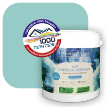 Charger l'image dans la galerie, Peinture écologique Natura Tassili® Les Bleus (L'Atelier by Edicolor 172B/172-B/172B1) Intérieur/Extérieur MAT