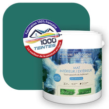 Charger l'image dans la galerie, Peinture écologique Natura Tassili® Les Verts (L'Atelier by Edicolor 174E/174-E/174E1) Intérieur/Extérieur MAT
