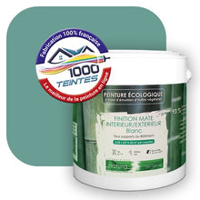 Charger l'image dans la galerie, Peinture écologique Natura Tassili® Les Verts (L'Atelier by Edicolor 175C/175-C/175C1) Intérieur/Extérieur MAT