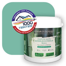 Charger l'image dans la galerie, Peinture écologique Natura Tassili® Les Verts (L'Atelier by Edicolor 176C/176-C/176C1) Intérieur/Extérieur MAT