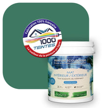 Charger l'image dans la galerie, Peinture écologique Natura Tassili® Les Verts (L'Atelier by Edicolor 176E/176-E/176E1) Intérieur/Extérieur MAT
