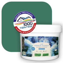 Charger l'image dans la galerie, Peinture écologique Natura Tassili® Les Verts (L'Atelier by Edicolor 176E/176-E/176E1) Intérieur/Extérieur MAT