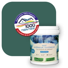 Charger l'image dans la galerie, Peinture écologique Natura Tassili® Les Verts (L'Atelier by Edicolor 177E/177-E/177E1) Intérieur/Extérieur MAT