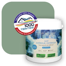Charger l'image dans la galerie, Peinture écologique Natura Tassili® Les Verts (L'Atelier by Edicolor 179C/179-C/179C1) Intérieur/Extérieur MAT