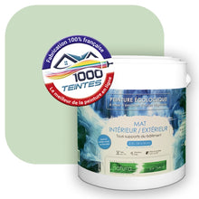 Charger l'image dans la galerie, Peinture écologique Natura Tassili® Les Verts (L'Atelier by Edicolor 181A/181-A/181A1) Intérieur/Extérieur MAT