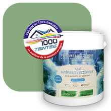 Charger l'image dans la galerie, Peinture écologique Natura Tassili® Les Verts (L'Atelier by Edicolor 182B/182-B/182B1) Intérieur/Extérieur MAT