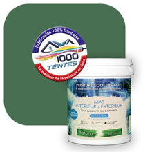Charger l'image dans la galerie, Peinture écologique Natura Tassili® Les Verts (L'Atelier by Edicolor 182D/182-D/182D1) Intérieur/Extérieur MAT