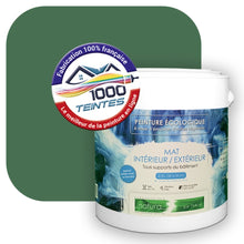 Charger l'image dans la galerie, Peinture écologique Natura Tassili® Les Verts (L'Atelier by Edicolor 182D/182-D/182D1) Intérieur/Extérieur MAT