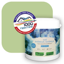 Charger l'image dans la galerie, Peinture écologique Natura Tassili® Les Verts (L'Atelier by Edicolor 184A/184-A/184A1) Intérieur/Extérieur MAT