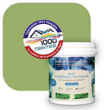 Charger l'image dans la galerie, Peinture écologique Natura Tassili® Les Verts (L'Atelier by Edicolor 184B/184-B/184B1) Intérieur/Extérieur MAT
