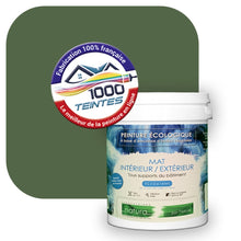 Charger l'image dans la galerie, Peinture écologique Natura Tassili® Les Verts (L'Atelier by Edicolor 184E/184-E/184E1) Intérieur/Extérieur MAT