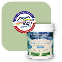 Charger l'image dans la galerie, Peinture écologique Natura Tassili® Les Verts (L'Atelier by Edicolor 185C/185-C/185C1) Intérieur/Extérieur MAT