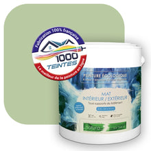 Charger l'image dans la galerie, Peinture écologique Natura Tassili® Les Verts (L'Atelier by Edicolor 185C/185-C/185C1) Intérieur/Extérieur MAT