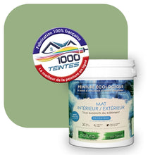 Charger l'image dans la galerie, Peinture écologique Natura Tassili® Les Verts (L'Atelier by Edicolor 185D/185-D/185D1) Intérieur/Extérieur MAT