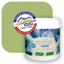 Charger l'image dans la galerie, Peinture écologique Natura Tassili® Les Verts (L'Atelier by Edicolor 186C/186-C/186C1) Intérieur/Extérieur MAT
