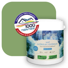 Charger l'image dans la galerie, Peinture écologique Natura Tassili® Les Verts (L'Atelier by Edicolor 186D/186-D/186D1) Intérieur/Extérieur MAT