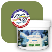 Charger l'image dans la galerie, Peinture écologique Natura Tassili® Les Verts (L'Atelier by Edicolor 187E/187-E/187E1) Intérieur/Extérieur MAT