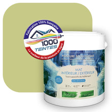 Charger l'image dans la galerie, Peinture écologique Natura Tassili® Les Verts (L'Atelier by Edicolor 189C/189-C/189C1) Intérieur/Extérieur MAT
