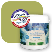 Charger l'image dans la galerie, Peinture écologique Natura Tassili® Les Verts (L'Atelier by Edicolor 189D/189-D/189D1) Intérieur/Extérieur MAT