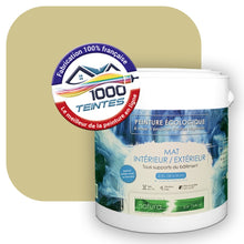 Charger l'image dans la galerie, Peinture écologique Natura Tassili® Les Verts (L'Atelier by Edicolor 190B/190-B/190B1) Intérieur/Extérieur MAT