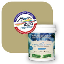 Charger l'image dans la galerie, Peinture écologique Natura Tassili® Les Verts (L'Atelier by Edicolor 190C/190-C/190C1) Intérieur/Extérieur MAT