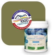 Charger l'image dans la galerie, Peinture écologique Natura Tassili® Les Verts (L'Atelier by Edicolor 190E/190-E/190E1) Intérieur/Extérieur MAT
