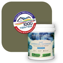 Charger l'image dans la galerie, Peinture écologique Natura Tassili® Les Verts (L'Atelier by Edicolor 191E/191-E/191E1) Intérieur/Extérieur MAT
