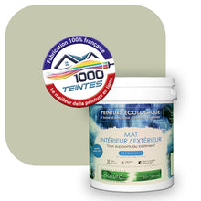 Charger l'image dans la galerie, Peinture écologique Natura Tassili® Les Verts (L'Atelier by Edicolor 193B/193-B/193B1) Intérieur/Extérieur MAT