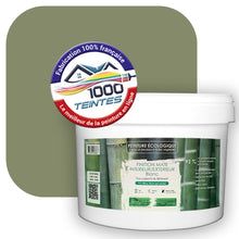 Charger l'image dans la galerie, Peinture écologique Natura Tassili® Les Verts (L'Atelier by Edicolor 193D/193-D/193D1) Intérieur/Extérieur MAT