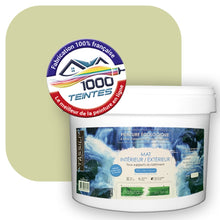 Charger l'image dans la galerie, Peinture écologique Natura Tassili® Les Verts (L'Atelier by Edicolor 194A/194-A/194A1) Intérieur/Extérieur MAT