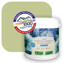 Charger l'image dans la galerie, Peinture écologique Natura Tassili® Les Verts (L'Atelier by Edicolor 194B/194-B/194B1) Intérieur/Extérieur MAT