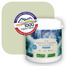 Charger l'image dans la galerie, Peinture écologique Natura Tassili® Les Verts (L'Atelier by Edicolor 195B/195-B/195B1) Intérieur/Extérieur MAT