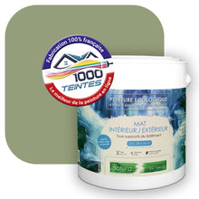 Charger l'image dans la galerie, Peinture écologique Natura Tassili® Les Verts (L'Atelier by Edicolor 195D/195-D/195D1) Intérieur/Extérieur MAT