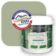 Charger l'image dans la galerie, Peinture écologique Natura Tassili® Les Verts (L'Atelier by Edicolor 196D/196-D/196D1) Intérieur/Extérieur MAT