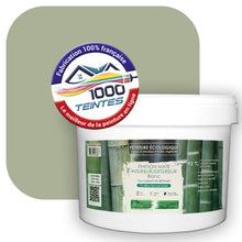 Charger l'image dans la galerie, Peinture écologique Natura Tassili® Les Verts (L'Atelier by Edicolor 196D/196-D/196D1) Intérieur/Extérieur MAT