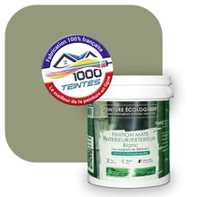 Charger l'image dans la galerie, Peinture écologique Natura Tassili® Les Verts (L'Atelier by Edicolor 196E/196-E/196E1) Intérieur/Extérieur MAT