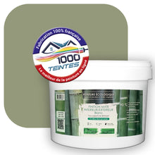 Charger l'image dans la galerie, Peinture écologique Natura Tassili® Les Verts (L'Atelier by Edicolor 196E/196-E/196E1) Intérieur/Extérieur MAT