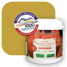 Charger l'image dans la galerie, Peinture écologique Natura Tassili® Les Jaunes (L'Atelier by Edicolor 076E/076-E/076E1) Intérieur/Extérieur SATIN