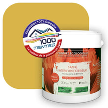Charger l'image dans la galerie, Peinture écologique Natura Tassili® Les Jaunes (L'Atelier by Edicolor 077E/077-E/077E1) Intérieur/Extérieur SATIN