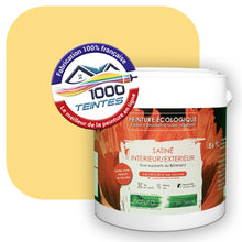 Charger l'image dans la galerie, Peinture écologique Natura Tassili® Les Jaunes (L'Atelier by Edicolor 079B/079-B/079B1) Intérieur/Extérieur SATIN