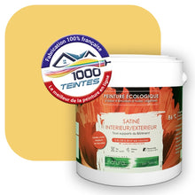 Charger l'image dans la galerie, Peinture écologique Natura Tassili® Les Jaunes (L'Atelier by Edicolor 079C/079-C/079C1) Intérieur/Extérieur SATIN