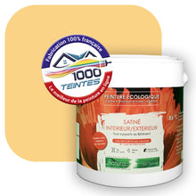 Charger l'image dans la galerie, Peinture écologique Natura Tassili® Les Jaunes (L'Atelier by Edicolor 081D/081-D/081D1) Intérieur/Extérieur SATIN