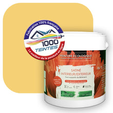 Charger l'image dans la galerie, Peinture écologique Natura Tassili® Les Jaunes (L'Atelier by Edicolor 081E/081-E/081E1) Intérieur/Extérieur SATIN