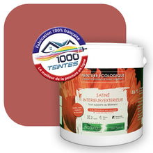 Charger l'image dans la galerie, Peinture écologique Natura Tassili® Les Rouges (L'Atelier by Edicolor 104D/104-D/104D1) Intérieur/Extérieur SATIN