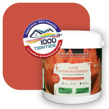 Charger l'image dans la galerie, Peinture écologique Natura Tassili® Les Rouges (L'Atelier by Edicolor 107B/107-B/107B1) Intérieur/Extérieur SATIN
