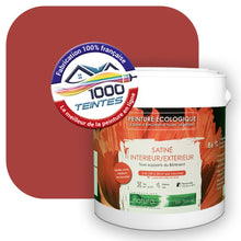 Charger l'image dans la galerie, Peinture écologique Natura Tassili® Les Rouges (L'Atelier by Edicolor 108D/108-D/108D1) Intérieur/Extérieur SATIN